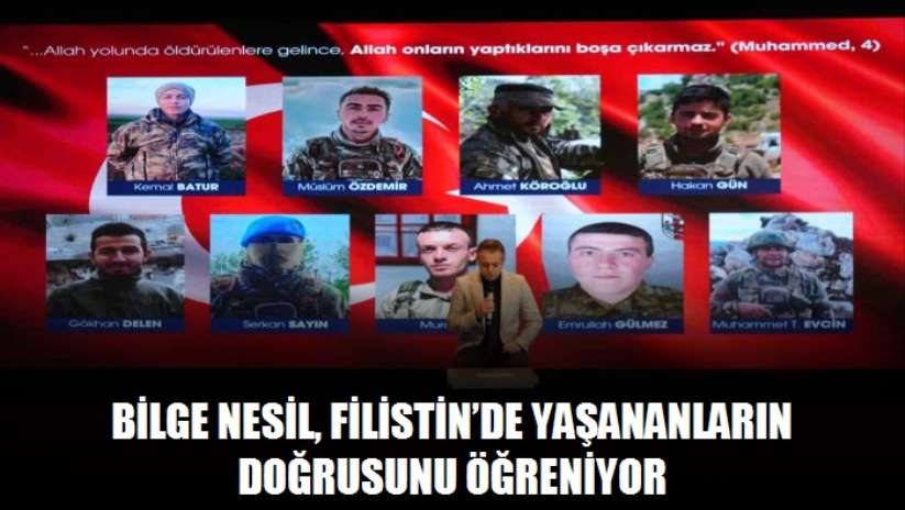 Bilge nesil, Filistin'de yaşananların doğrusunu öğreniyor - Samsun haber