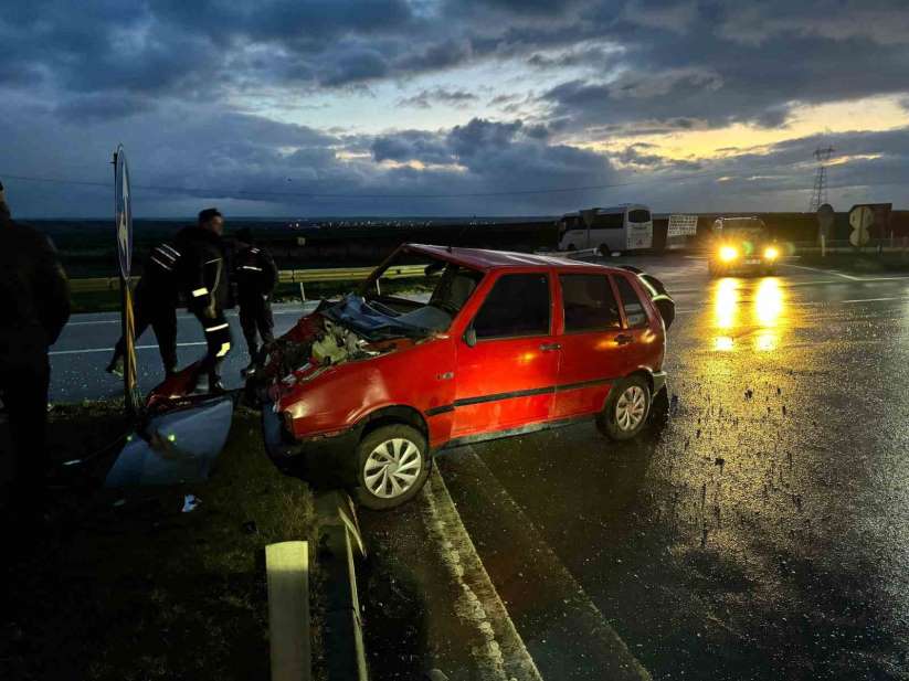 Lüleburgaz'da trafik kazası: 1 yaralı - Kırklareli haber