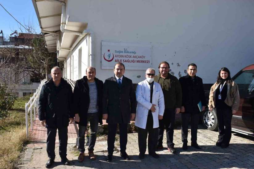 Köşk'te sağlık çalışmaları yerinde incelendi - Aydın haber