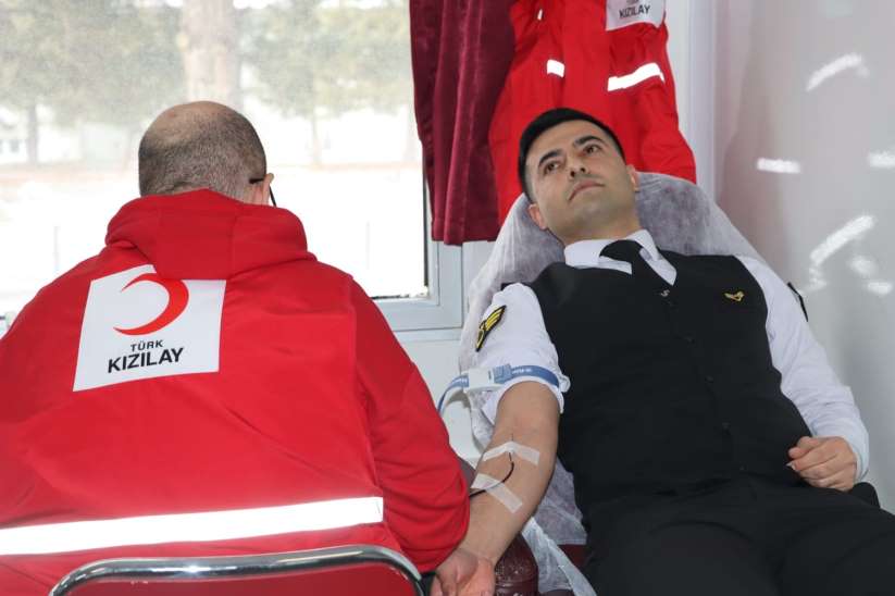 Yozgat'ta jandarma personeli kan bağışında bulundu - Yozgat haber