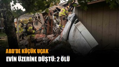 ABD'de küçük uçak evin üzerine düştü: 2 ölü