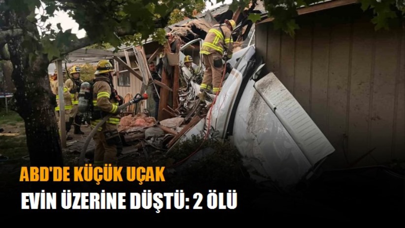 ABD'de küçük uçak evin üzerine düştü: 2 ölü